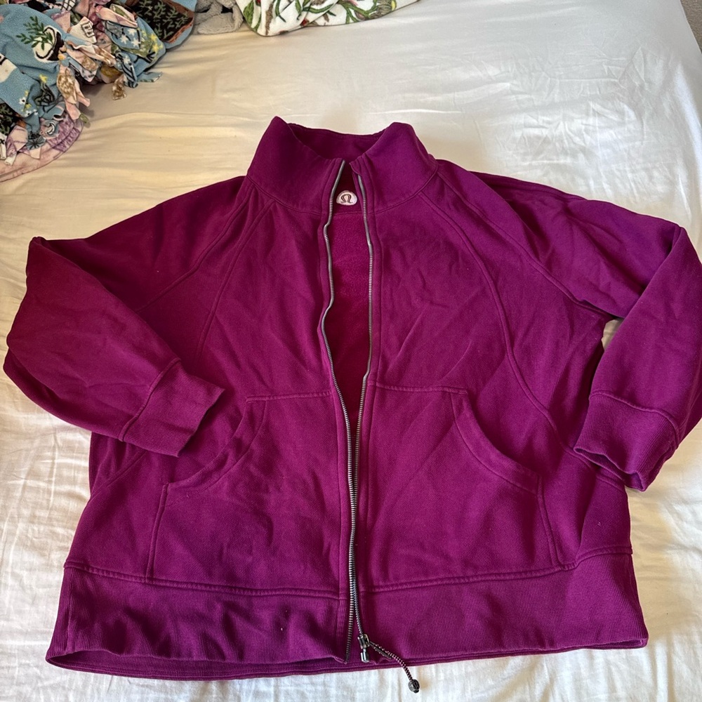 Lululemon full zip scuba hoodie